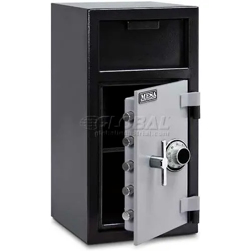 Mesa Safe B-Rate Depository Safe MFL2714C Front Loading, Manual Combo Lock, 14"W x 14"D x 27-1/4"H
