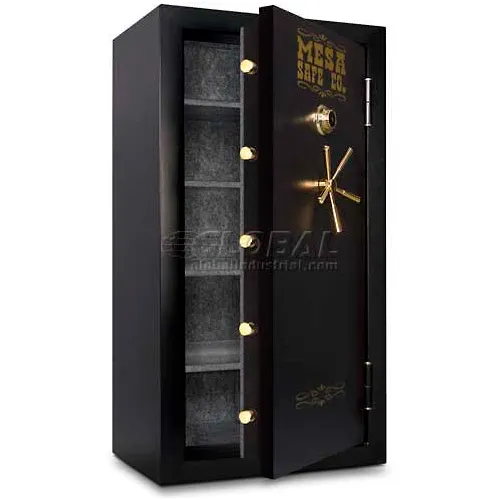 Mesa Safe Burglary & Fire Safe Cabinet MBF6032-PC 1 Hr Fire Rating, Combo Lock, 32"W x 22"D x 59"H