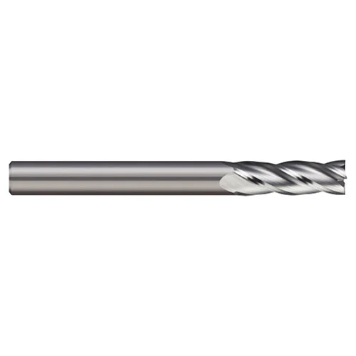 Micro 100 AEMM-020-4 | 2mm Diameter x 4mm Shank x 5mm LOC x 50mm OAL 4 Flute Uncoated Carbide Square End Mill