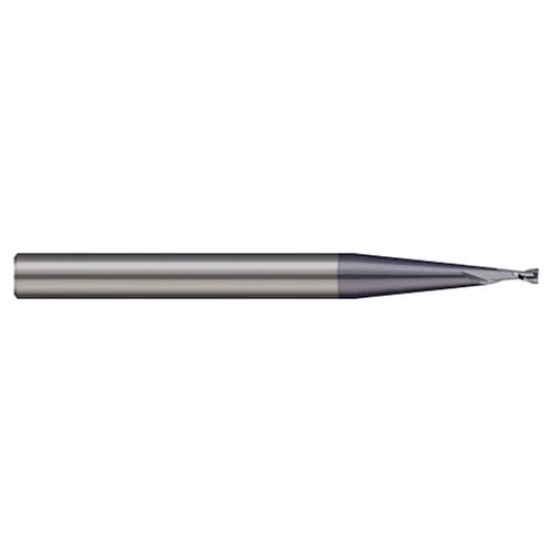 Micro 100 AMRM-030-2X | 3.00mm Diameter x 4.00mm Shank x 9.00mm LOC x 50.00mm OAL 2 Flute AlTiN Coated Carbide Miniature End Mill