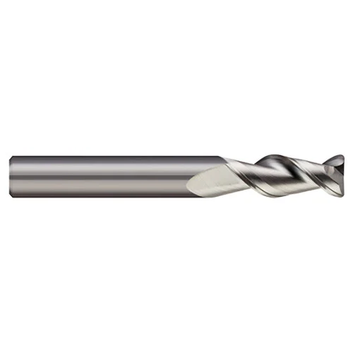 Micro 100 ARC-312-3-030 | 5/16" Diameter x 5/16" Shank x 2-1/2" OAL x 0.030" Corner Radius Uncoated Carbide End Mill