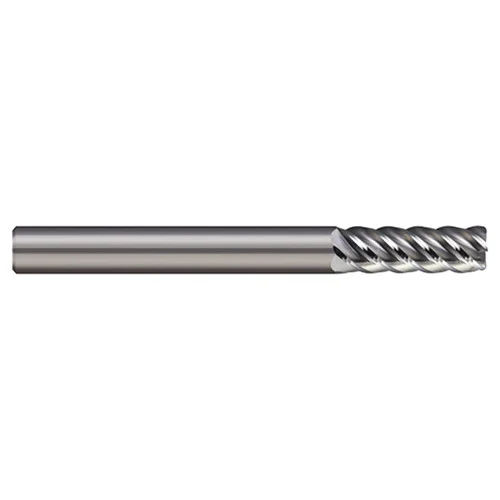 Micro 100 ARC-375-5-060 | 3/8" Diameter x 3/8" Shank x 0.875" LOC x 2-1/2" OAL x 0.060" Corner Radius Uncoated Carbide End Mill