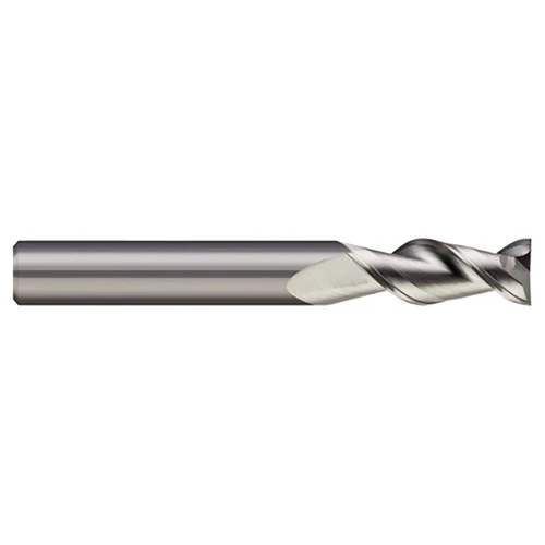 Micro 100 ARM-281-2 | 0.281" Diameter x 5/16" Shank x 3/4" LOC x 2-1/2" OAL 2 Flute Uncoated Carbide Square End Mill For Aluminum Alloys