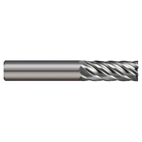 Micro 100 EMHM-080-4 | 8.00mm Diameter x 8.00mm Shank x 20.00mm LOC x Reach x 63.00mm OAL 4 Flute Uncoated Carbide Square End Mill For Steels & High Temperature Alloys