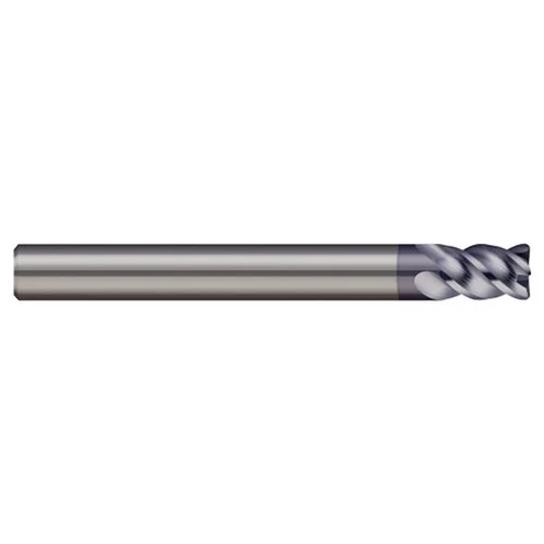 Micro 100 HMCM-0610-4X | 6mm Diameter x 6mm Shank x 13mm LOC x 57mm OAL x 1mm Corner Radius AlTiN Coated Carbide End Mill