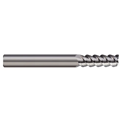 Micro 100 SDHM-120-3 | 12mm Diameter x 12mm Shank x 30mm LOC xReach x 83mm OAL 3 Flute Uncoated Carbide Square End Mill For Steels & High Temperature Alloys