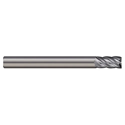 Micro 100 VHS-312-5 | 5/16" Diameter x 5/16" Shank x 1/2" LOC x 2-1/2" OAL 5 Flute Uncoated Carbide Square End Mill For Steels & High Temperature Alloys