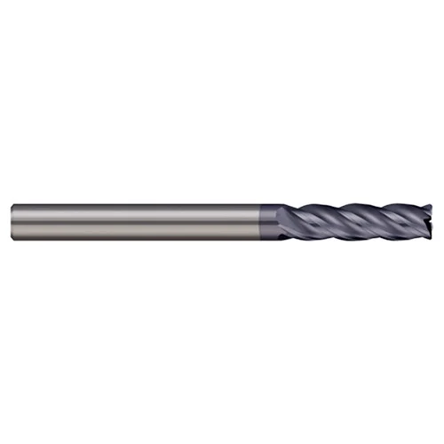 Micro 100 VLM-375-5-020K | 3/8" Diameter x 3/8" Shank x 1.250" LOC x 3" OAL x 0.020" Corner Radius nACRo Coated Carbide End Mill