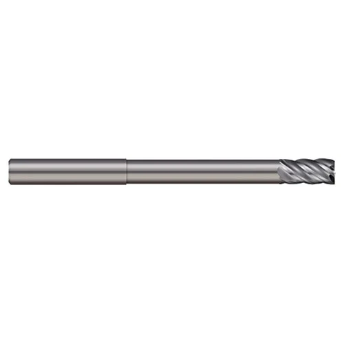 Micro 100 VLR-312-5 | 5/16" Diameter x 5/16" Shank x 5/8" LOC x 4" OAL 5 Flute Uncoated Carbide Square End Mill For Steels & High Temperature Alloys