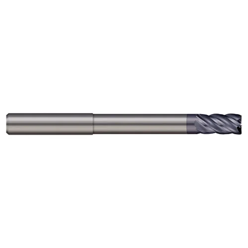 Micro 100 VLR-500-5-125K | 1/2" Diameter x 1/2" Shank x 1.000" LOC x 6" OAL x 1/8" Corner Radius nACRo Coated Carbide End Mill