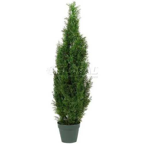 Nearly Natural 4' Cedar Tree Silk Tree (Indoor/Outdoor)