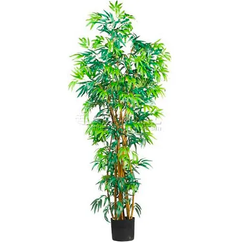 Nearly Natural 6' Curved Bamboo Silk Tree