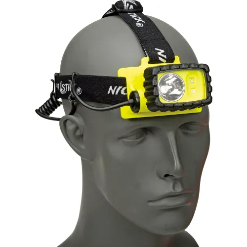 Nightstick Intrinsically Safe Headlamp w/White Spot - White/Red Flood - 3 AA - Green - UL913 / ATEX