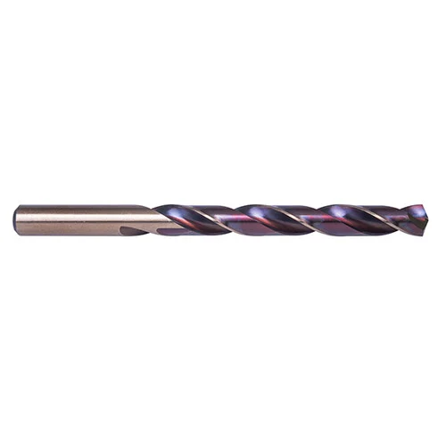 Precision Twist Drill 5995868 | #4 Diameter 3-3/4" OAL 135 Degree High Speed Steel Purple/Bronze Jobber Length Drill Bit