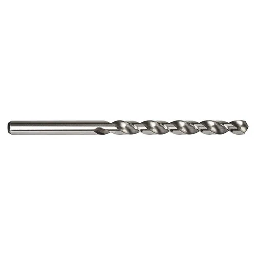 Precision Twist Drill 5998982 | 1/4" Diameter 6-1/8" OAL 118 Degree High Speed Steel Bright Finish Taper Length Drill Bit