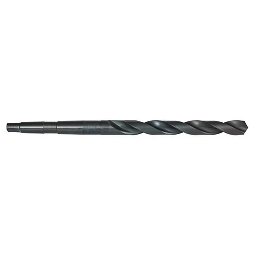 Precision Twist Drill 6001115 | 27/32" Diameter 10-3/4" OAL 118 Degree High Speed Steel Steam Oxide Taper Shank Drill Bit