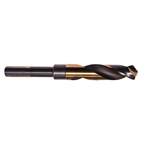 Precision Twist Drill 7233844 | 15/16" Diameter 6" OAL 118 Degree High Speed Steel ST/Bronze Reduced Shank Drill Bit