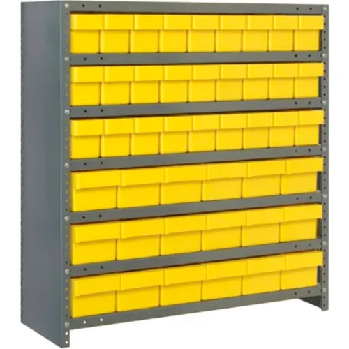 Quantum CL1839-624 Closed Shelving Euro Drawer Unit - 36x18x39 - 45 Euro Drawers Yellow