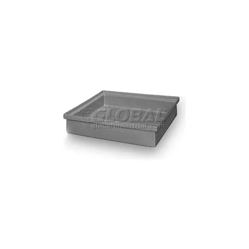 Rotationally Molded Plastic Tray 20 X20x4-1/2 Gray