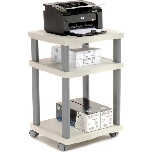 Safco® Products 1860GR Wave Desk Side Printer Stand