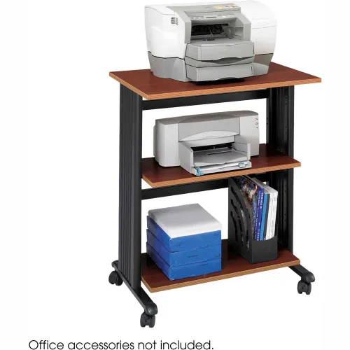 Safco® Products 1881CY Muv™ Three Level Adjustable Printer Stand - Cherry