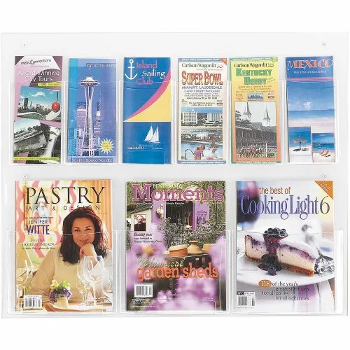 See-Thru 3 Magazine and 6 Pamphlet Display