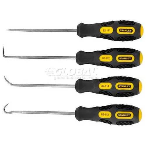 Stanley 82-115 4 PC. 6" Pick & Hook Set