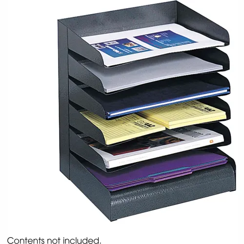 Steel Desk Tray Sorter 6 Shelf