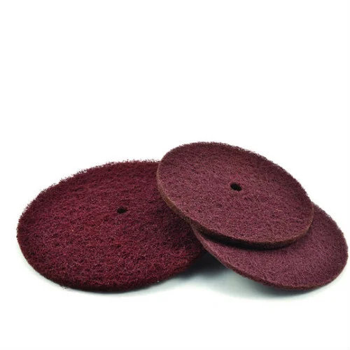 Superior Abrasives 10532 | SHUR-BRITE 8" x 1/2" Fine Heavy Duty Satin Finishing Arbor Mounted Disc
