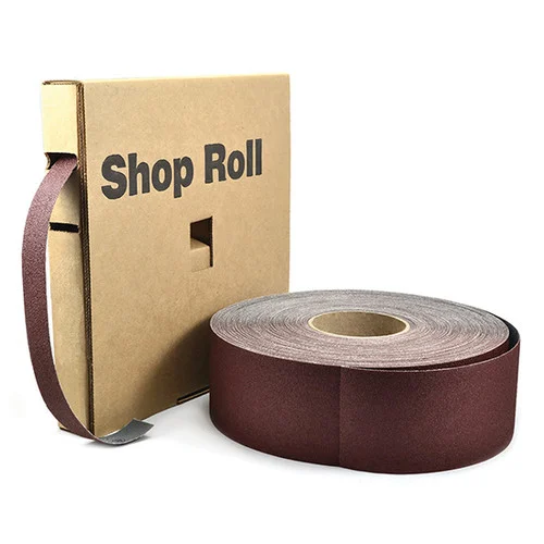 Superior Abrasives 12134 | SHUR-KUT 2" x 50 yd. 120 Grit Aluminum Oxide Resin Cloth Shop Roll