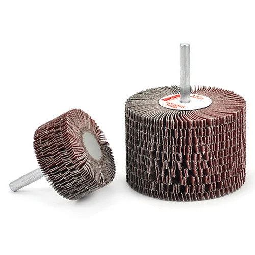 Superior Abrasives 28956 | SHUR-KUT 3" x 2" x 1/4" 320 Grit Aluminum Oxide Mounted Flap Mop