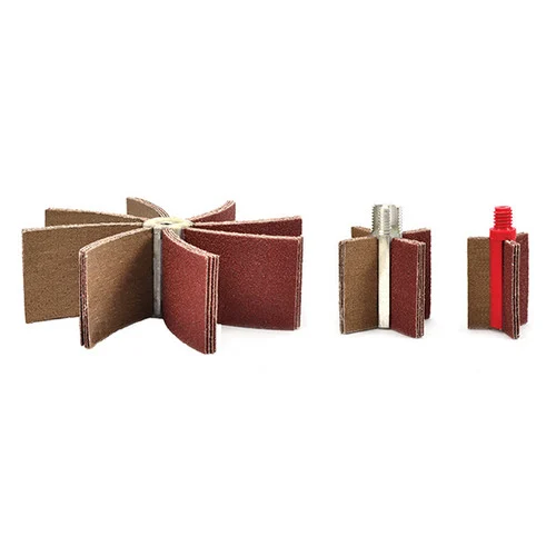 Superior Abrasives 39182 | SHUR-KUT 3-1/8" to 4" x 1/2"-20 120 Grit Male Aluminum Oxide Bore Polisher