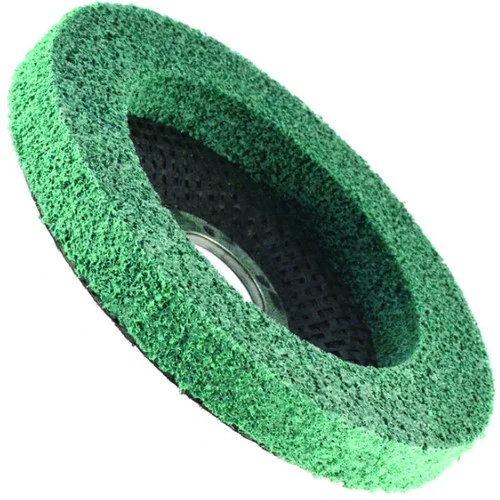 Superior Abrasives 45107 | SHUR-BRITE 4-1/2" x 7/8" Very Fine (Density 2) Type 27 Final Polishing Unitized Disc