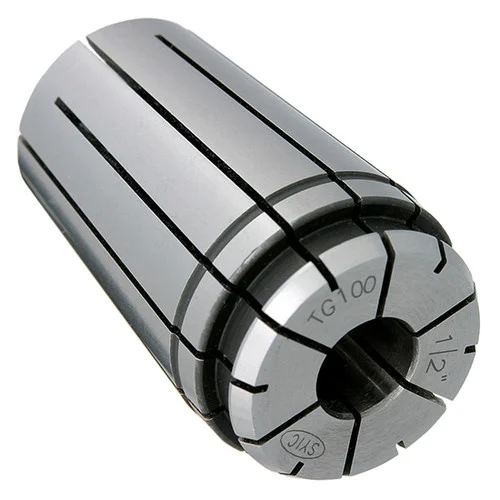 Techniks 04010-9/64 | 0.125" - 0.141" Capacity x 9/64" Shank x 1.379" Width TG100 Steel Super Precision Collet