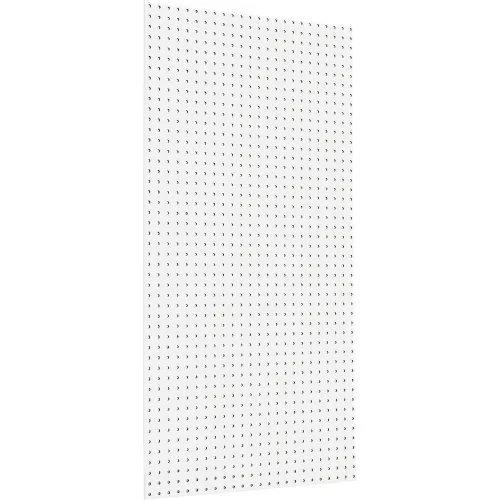 Triton Products Polypropylene Pegboards, 24" x 48" x 1/4", White, Set of 2
