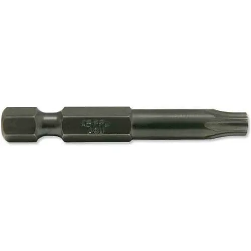 Urrea Heavy Duty Torx Power Bit, 16032X, 1/4 Hexagon, T30 Drive, 1-15/16" Long