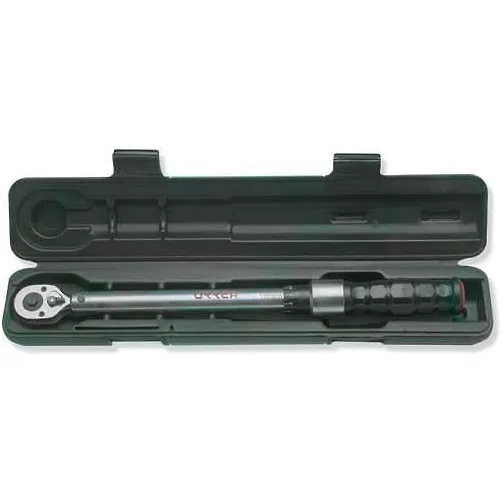 Urrea Micrometer Torque Wrench, 3/8" Drive, 15-1/2" Long, 5-75 Ft/Lb Torque Range