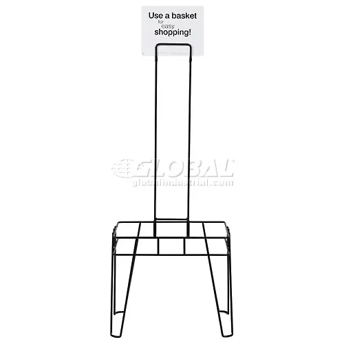 VersaCart ® Hand Basket Stand and Sign for 26 Liter Shopping Basket
