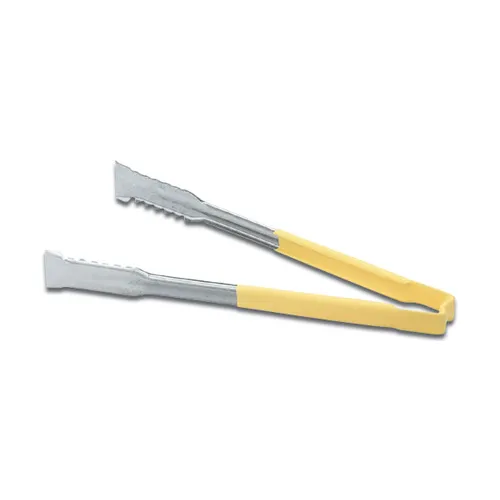 Vollrath® 9.5"Versagrip 1 Piece Tong - Yellow - Pkg Qty 12