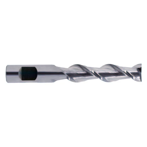 YG1 21584TN | 3/8" Diameter x 3/8" Shank x 1" LOC x 2-1/2" OAL x 42 Degree Helix Angle 2 Flute TiN Coated Carbide E5254 Square End Mill