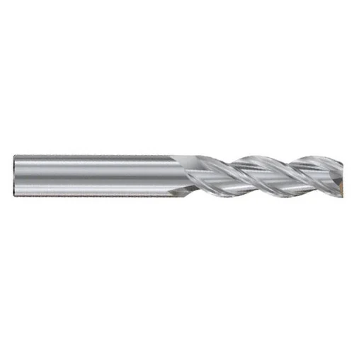 YG1 E5G95911 | 7/16" Diameter x 7/16" Shank x 2" LOC x 4" OAL x 37 Degree Helix Angle 3 Flute Bright Coated Carbide E5G95 Square End Mill