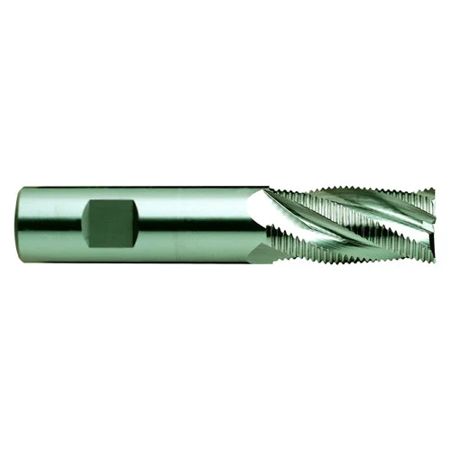 YG1 E9990116TF | 1-1/4" Diameter x 1-1/4" Shank x 2" LOC x 4-1/2" OAL x 30 Degree Helix Angle 6 Flute TiAlN Coated Premium HSS-PM E9990 Roughing End Mill