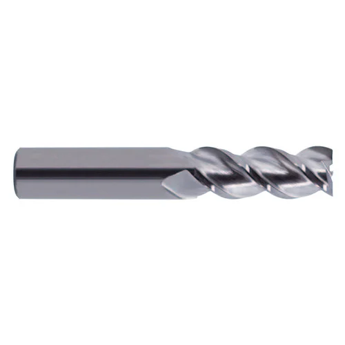 YG1 EA50641C | 1" Diameter x 1" Shank x 2" LOC x 5" OAL x 0.065" Radius x 45 Degree Helix Angle 3 Flute TiCN Coated Carbide E5983 Square End Mill